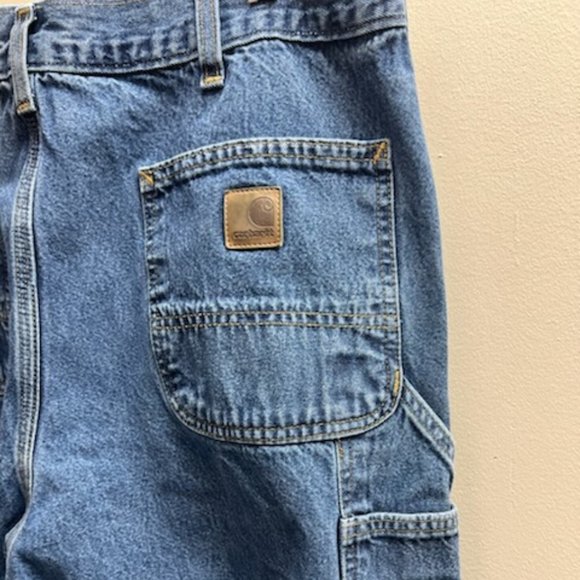 Carhartt Dungaree Men's Work Jeans - Picture 2 of 12